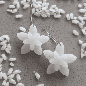 AZAHAR · Pendientes de arroz Bomba
