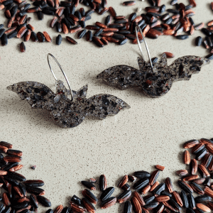 SPUKIS · Pendientes de arroz black